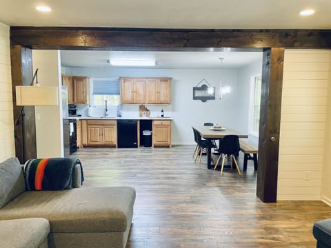 Living Room opens up to the Kitchen & Dining Room!