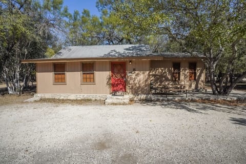 Front exterior view of cabin