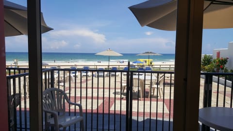 2 Double Beds, Oceanfront | In-room safe, desk, WiFi (free), bed sheets