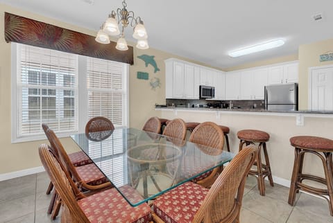 Large Dining Table with Extra Bar Seating