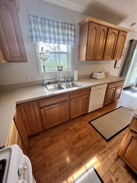 Fully stocked kitchen