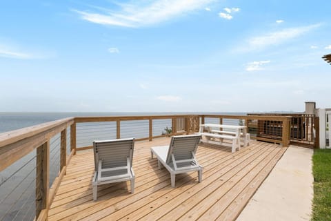 Bay views from newly built private dock.