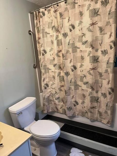 One full bathroom 