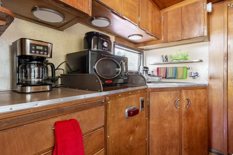 OK- we all know there were no microwaves in the 50's, but this had to be added. 