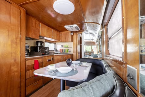 The interior is completely restored as is the 1954 dining area.