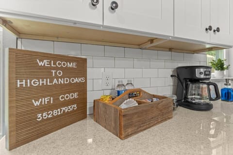 Thoughtful welcome station — enjoy complimentary snacks, bottled water, and easy WiFi access 