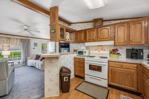 Well-stocked with all you need.