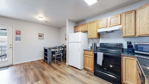 Kitchen comes with necessary appliances