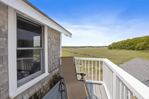 Marsh view and lounge chair for the most tranquil area for relaxing