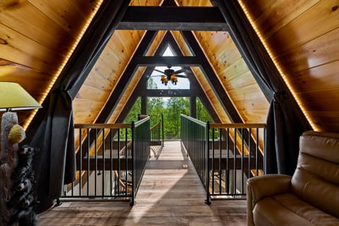 Upstairs Loft view from King Suite