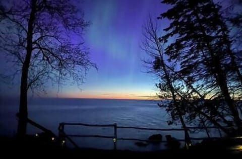 The northern lights love to dance over Lake Superior. Be sure to keep a look out! 
