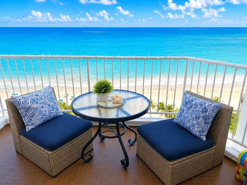 Step onto your private balcony and take in the endless ocean views while listening to the soothing sound of the waves.