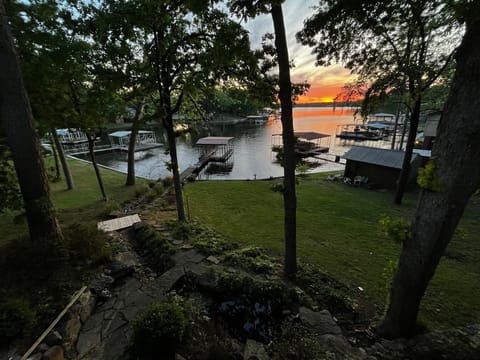 Amazing sunsets from the huge deck