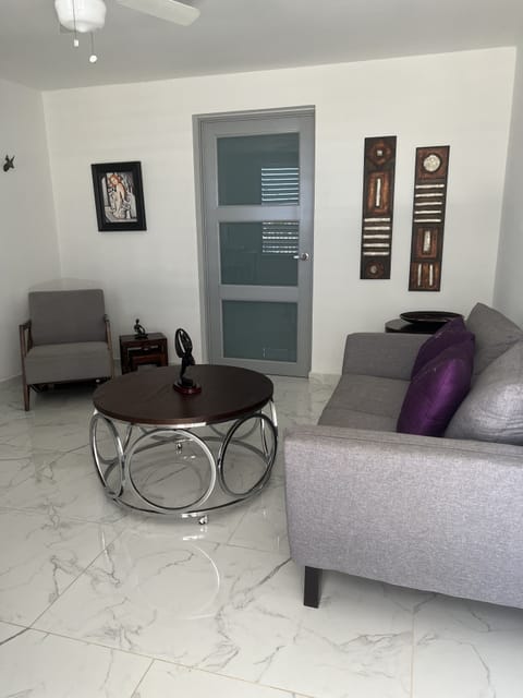Modern living room with tv