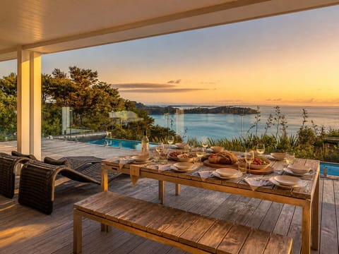 Outdoor dining area