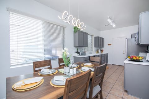 Dining Area and Kitchen