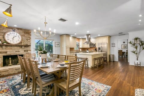 Open Area Kitchen and Dining