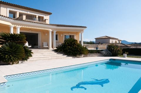 The house and the pool