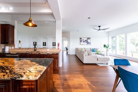 Kitchen + Living Area - Walker Luxury Vacation Rentals