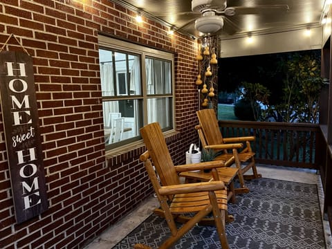 Welcoming front porch 
