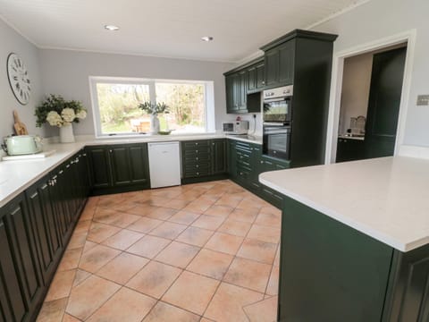 Fridge, dishwasher, cookware/dishes/utensils