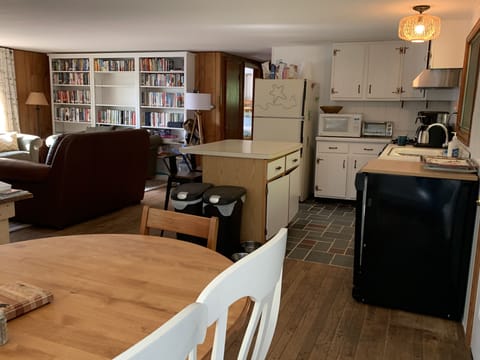 Open floor plan. Dining, Kitchen, and Living area