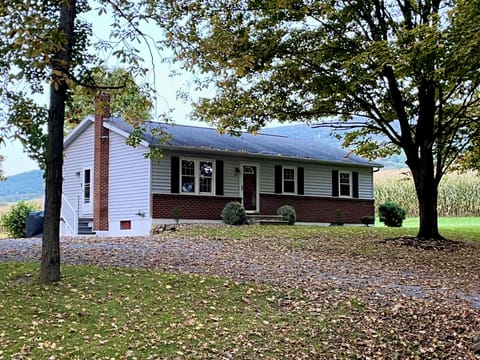 Front view of house