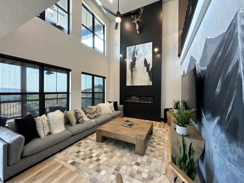 Downstairs media room
