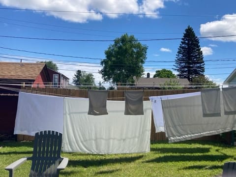 Line dried linens when possible
