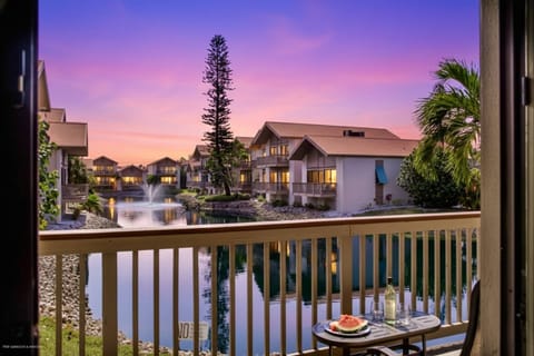 Picture-perfect view from the living room sliding doors.....enjoy your morning coffee or unwind after a day in the sun!