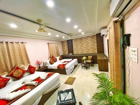 Family Room | Desk, laptop workspace, blackout drapes, soundproofing