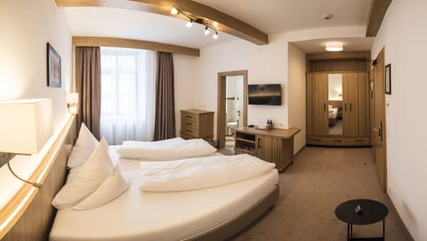 Double or Twin Room | Minibar, in-room safe, iron/ironing board, free WiFi