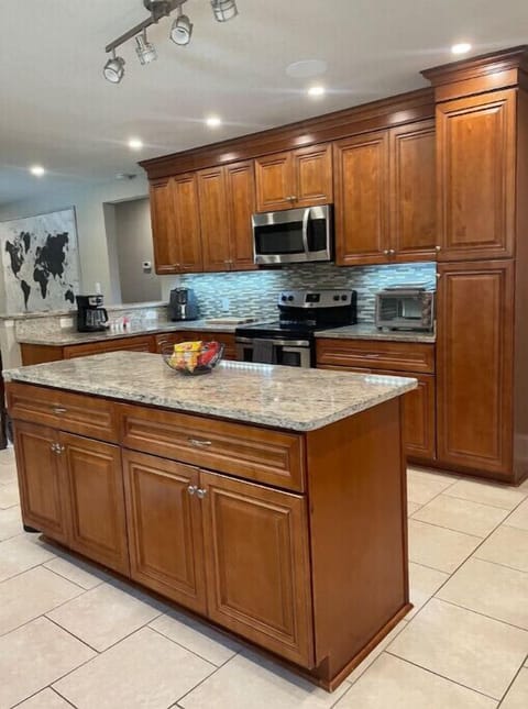 A beautiful center island 