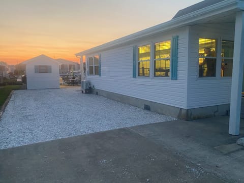 Sunset street view