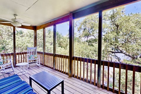 Enjoy water views from screened in porch