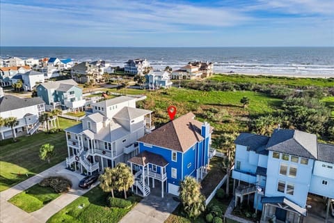 Stunning beachfront retreat with vibrant colors and breezy coastal charm!