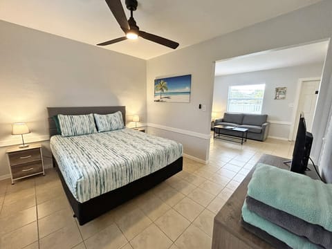 Comfortable queen mattress offering a peaceful retreat for cottage guests.