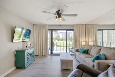 Living area with sleeper sofa