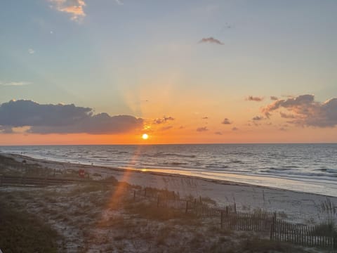 Sunrise from Deck off Living Room