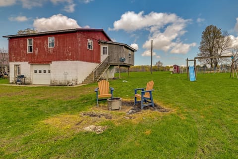 Jordanville Vacation Rental | 2BR | 1BA | 820 Sq Ft | Stairs Required