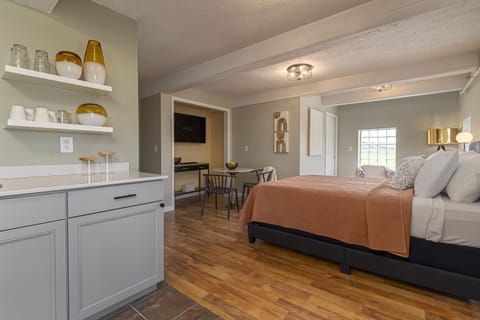 View of the suite from the kitchen 