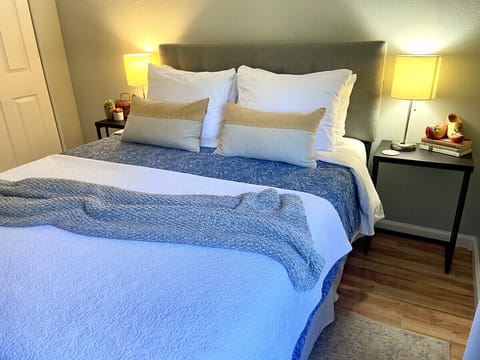 High quality bedding in each room