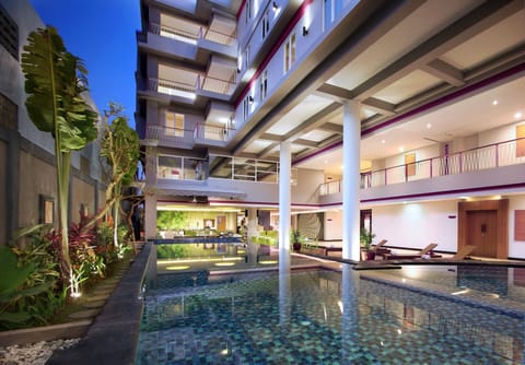Outdoor pool, open 6:00 AM to 6:00 PM, sun loungers