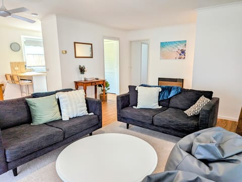 Lounge Room. Entertainment area. Couches, bean bags and open plan layout