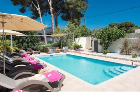 Villa El Barranco Moraira private pool and terrace