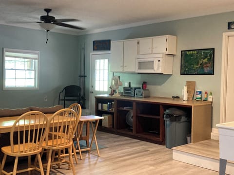 Living room of the upper cottage “The Dog House”