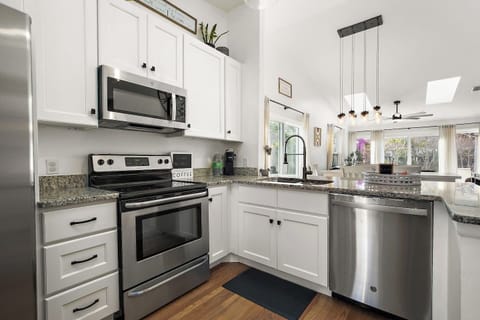 We provide a Keurig machine with pods freshly roasted when we order them!