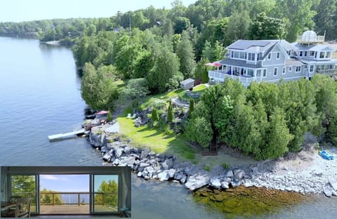 Arial view of the enchanting grounds of LoZa House. Amenities abound for your enjoyment!