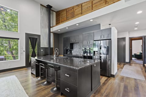 Cook up something special in our fully-equipped kitchen.