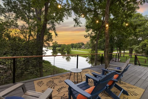 Coffee on the deck, sunsets over the water, and total peace